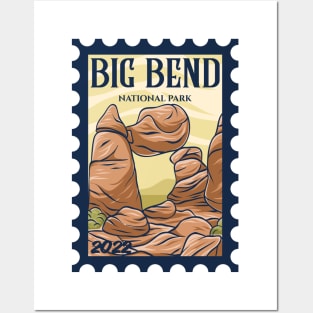 Big Bend National Park 2022 Stamp Posters and Art